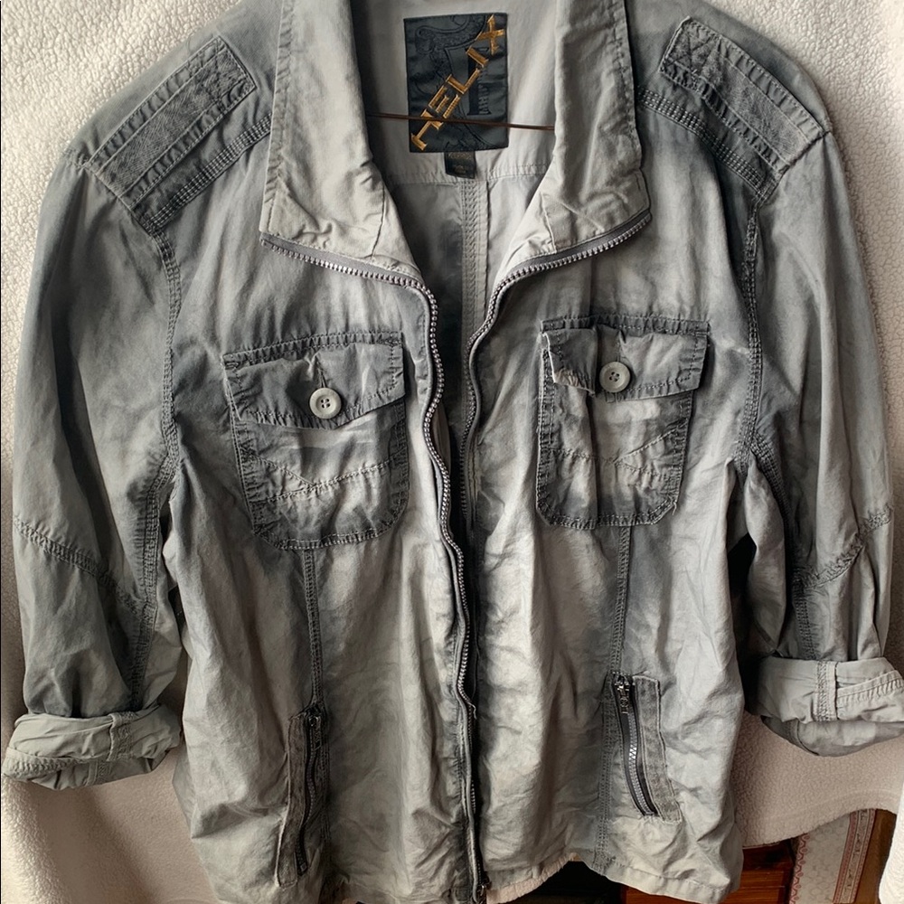 Helix Charcoal Utility Jacket
